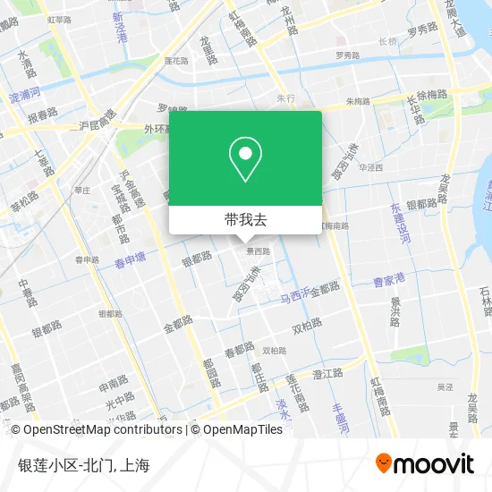 银莲小区-北门地图