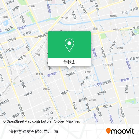 上海侨意建材有限公司地图