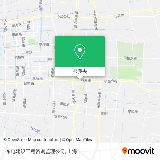 东电建设工程咨询监理公司地图