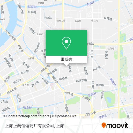 上海上药信谊药厂有限公司地图
