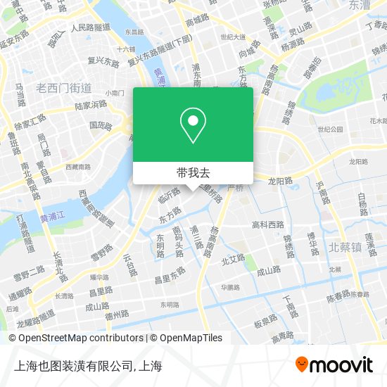 上海也图装潢有限公司地图