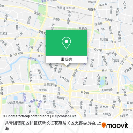 共青团普陀区长征镇新长征花苑居民区支部委员会地图