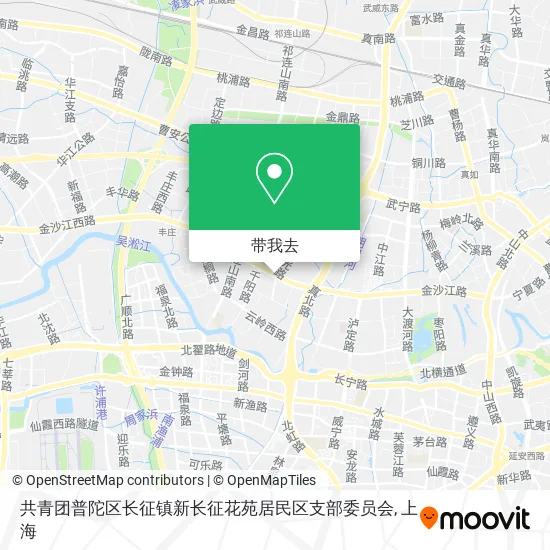 共青团普陀区长征镇新长征花苑居民区支部委员会地图