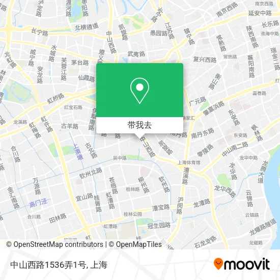 中山西路1536弄1号地图