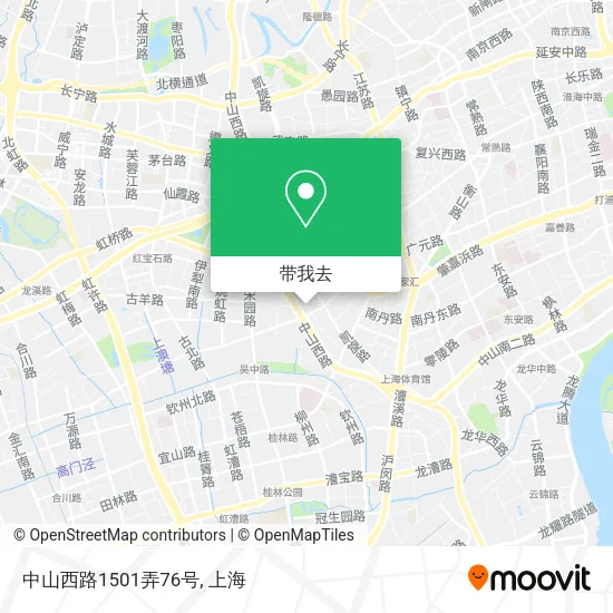 中山西路1501弄76号地图