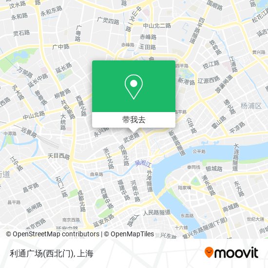 利通广场(西北门)地图