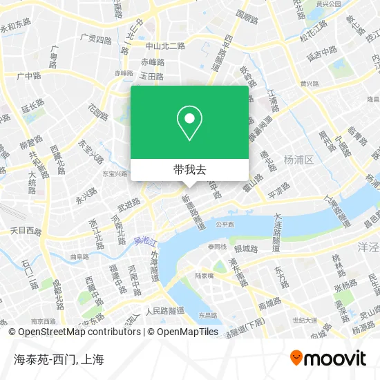 海泰苑-西门地图
