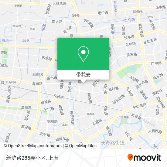 新沪路285弄小区地图