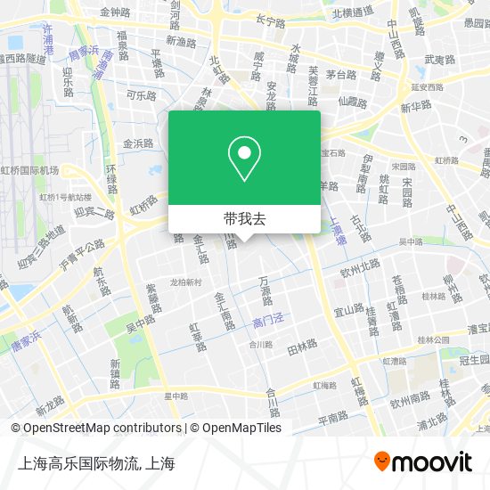 上海高乐国际物流地图