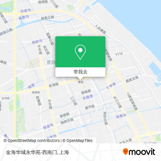 金海华城永华苑-西南门地图