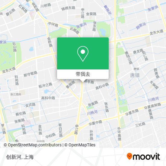 创新河地图