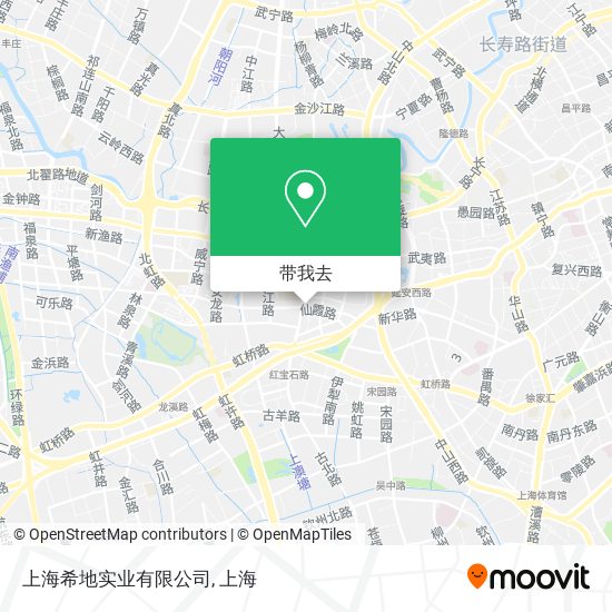 上海希地实业有限公司地图