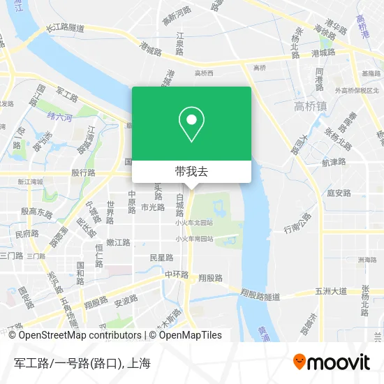 军工路/一号路(路口)地图