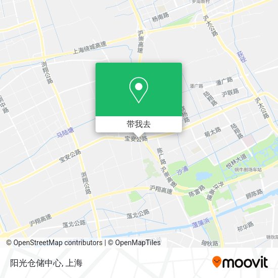 阳光仓储中心地图