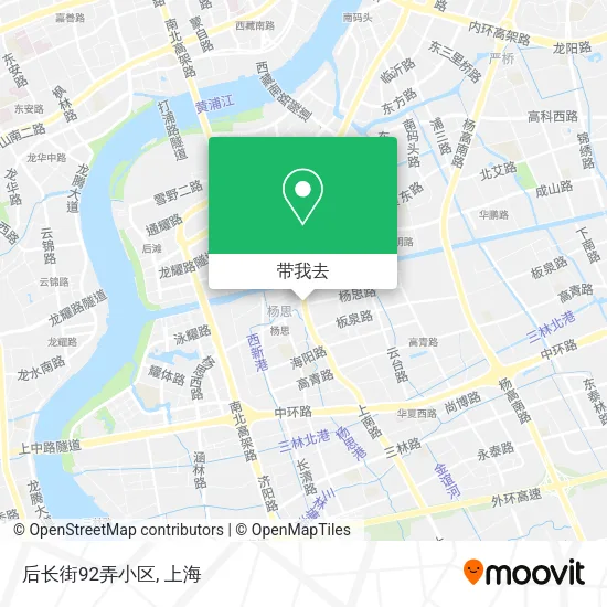 后长街92弄小区地图