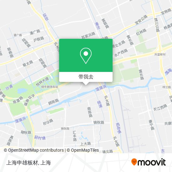 上海申雄板材地图