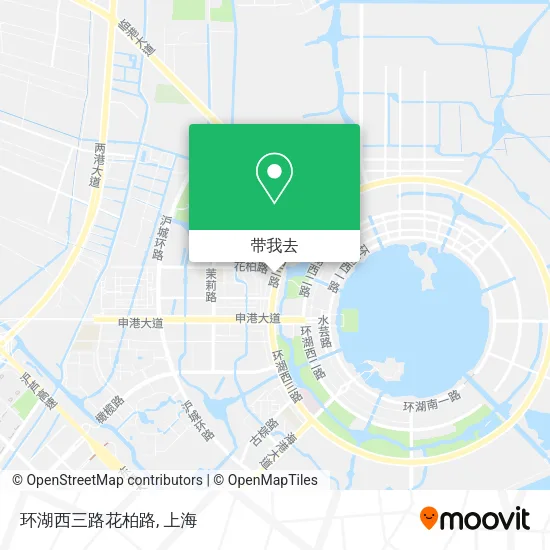 环湖西三路花柏路地图