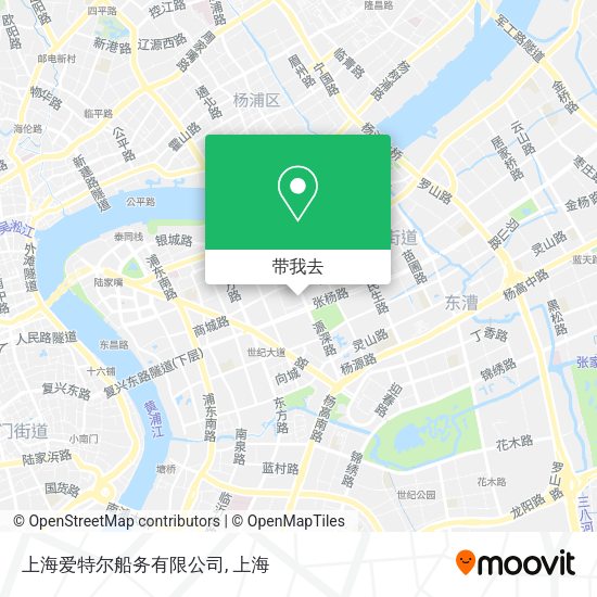 上海爱特尔船务有限公司地图