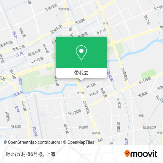 呼玛五村-86号楼地图