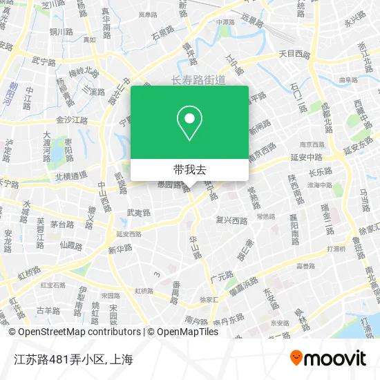 江苏路481弄小区地图