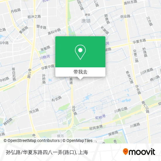孙弘路/华夏东路四八一弄(路口)地图