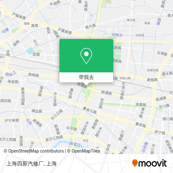 上海四新汽修厂地图