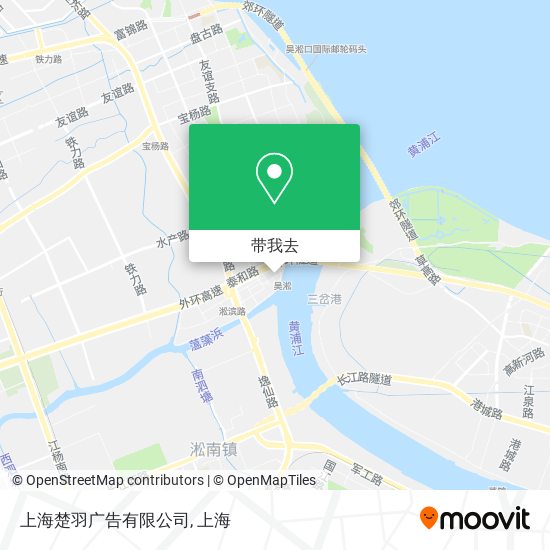 上海楚羽广告有限公司地图