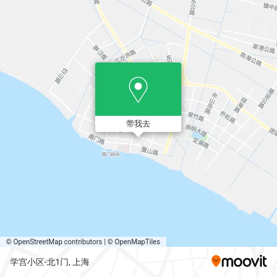 学宫小区-北1门地图