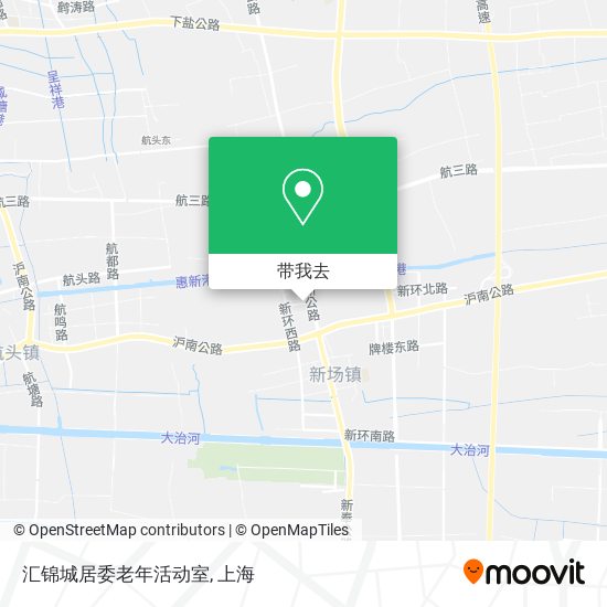 汇锦城居委老年活动室地图