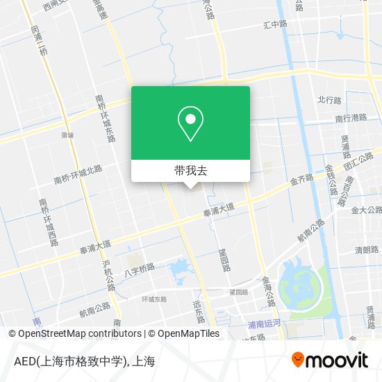 AED(上海市格致中学)地图