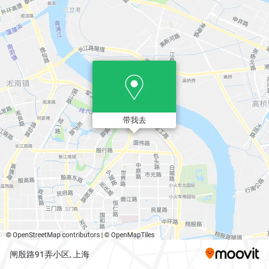 闸殷路91弄小区地图