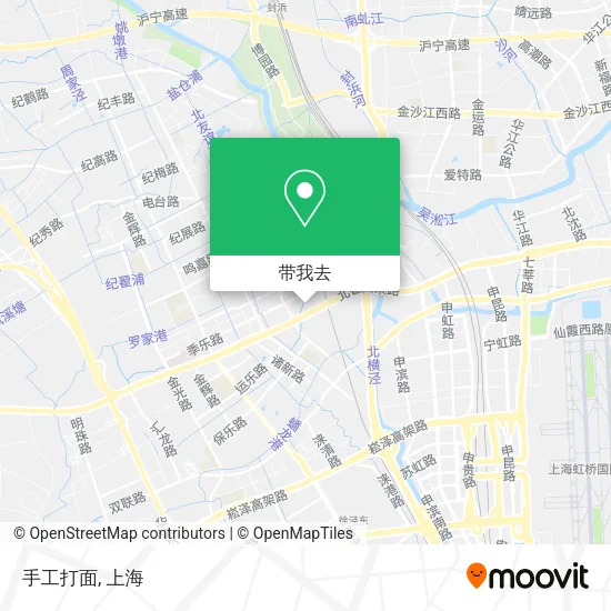 手工打面地图