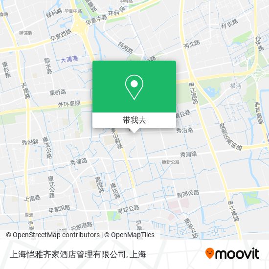 上海恺雅齐家酒店管理有限公司地图