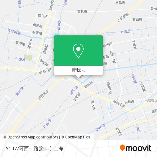 Y107/环西二路(路口)地图