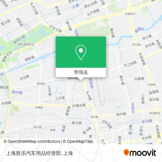 上海胜乐汽车用品经营部地图
