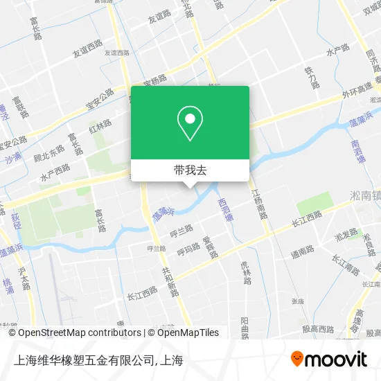 上海维华橡塑五金有限公司地图