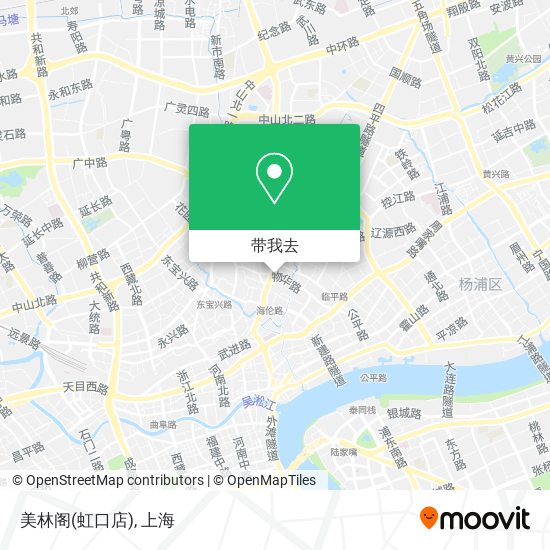 美林阁(虹口店)地图