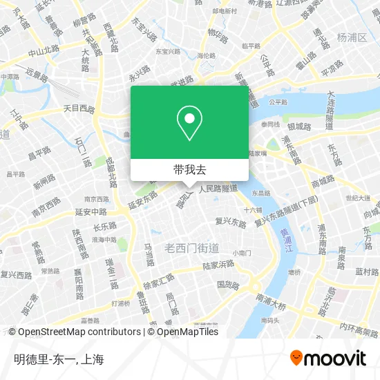 明德里-东一地图