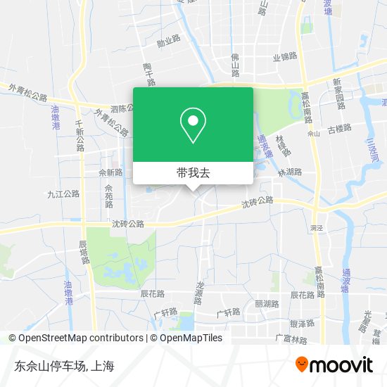 东佘山停车场地图