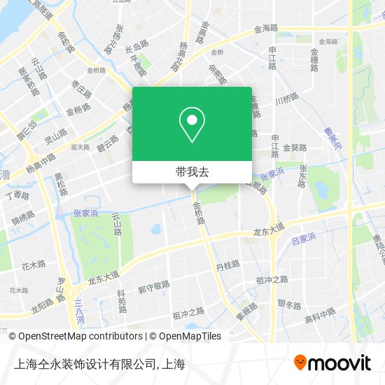 上海仝永装饰设计有限公司地图