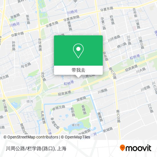 川周公路/栏学路(路口)地图