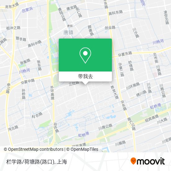 栏学路/荷塘路(路口)地图