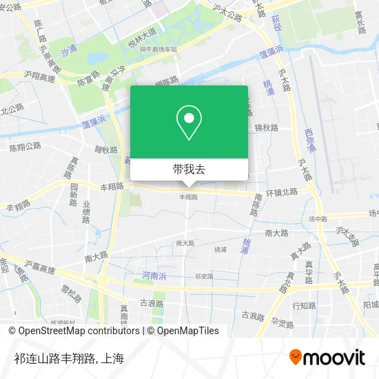 祁连山路丰翔路地图