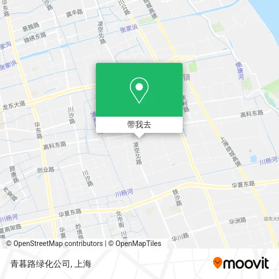 青暮路绿化公司地图