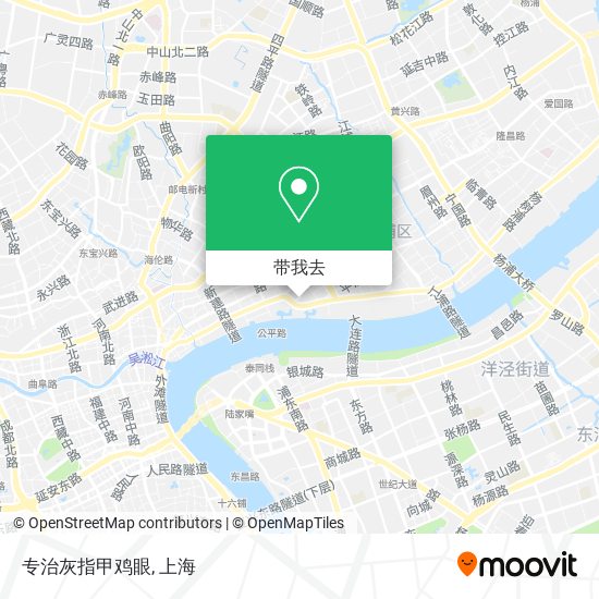 专治灰指甲鸡眼地图