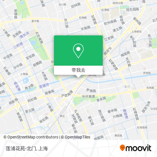 莲浦花苑-北门地图