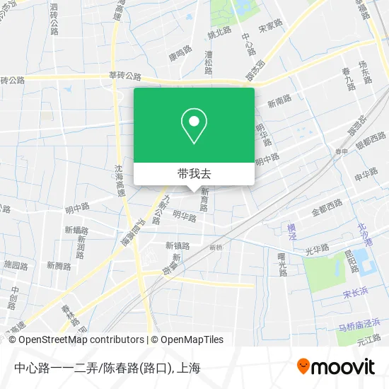 中心路一一二弄/陈春路(路口)地图