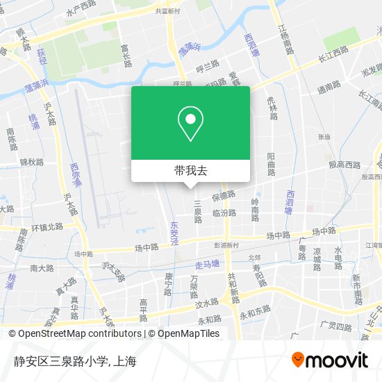 静安区三泉路小学地图