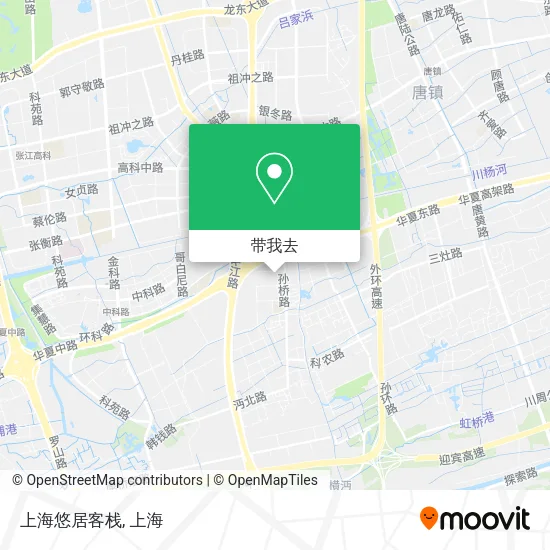 上海悠居客栈地图