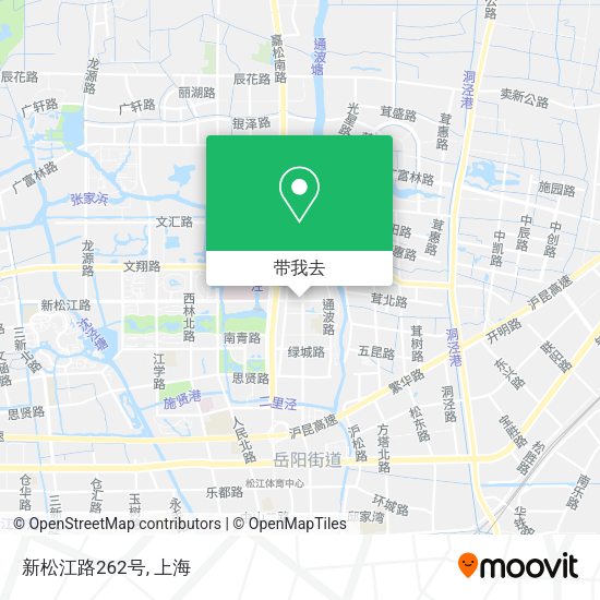 新松江路262号地图